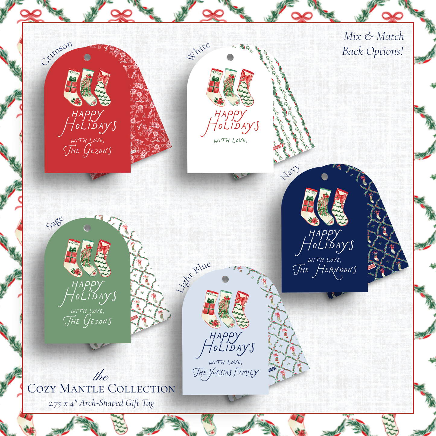 Cozy Mantle Gift Tags