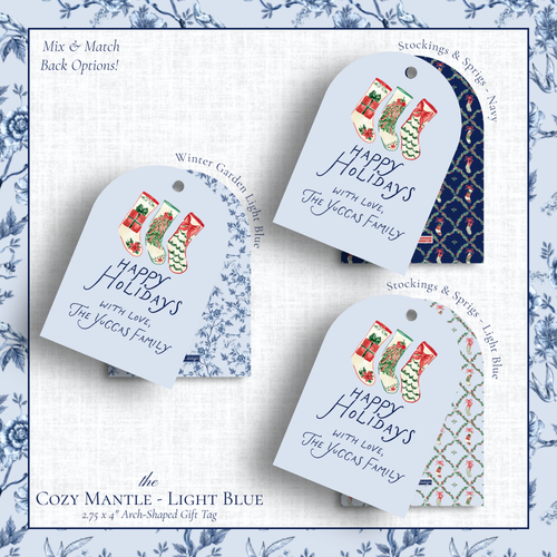 Load image 1 in gallery view. Cozy Mantle Gift Tags