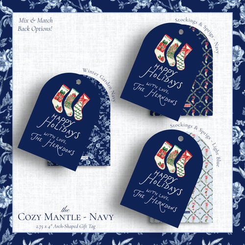 Load image 1 in gallery view. Cozy Mantle Gift Tags