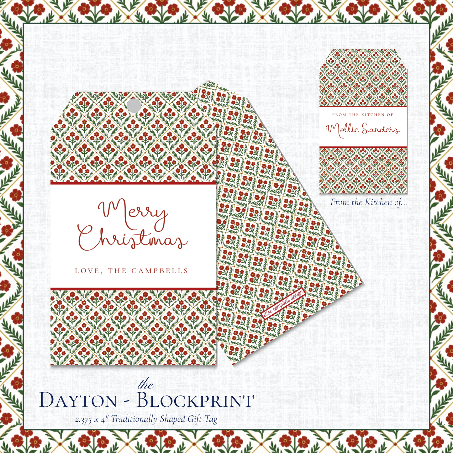 Dayton Gift Tags - Traditional