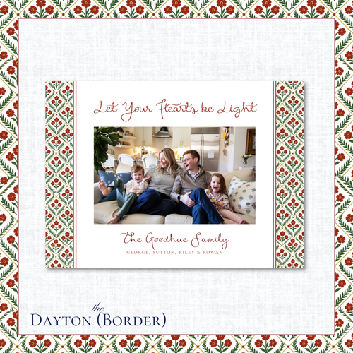 Load image 1 in gallery view. Dayton Holiday Card | Horizontal | Border