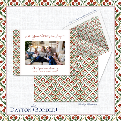 Load image 1 in gallery view. Dayton Holiday Card | Horizontal | Border