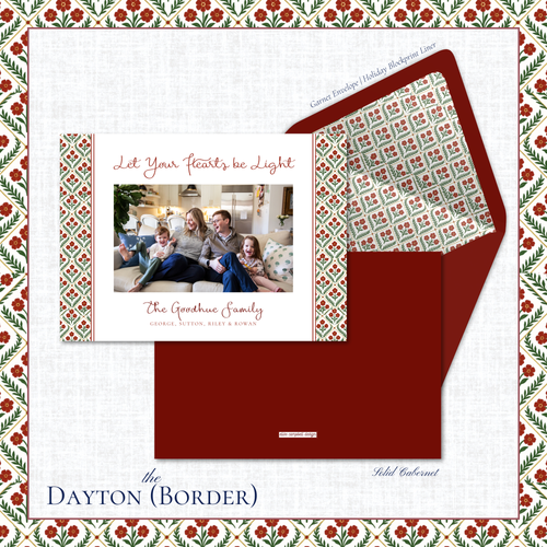 Load image 1 in gallery view. Dayton Holiday Card | Horizontal | Border