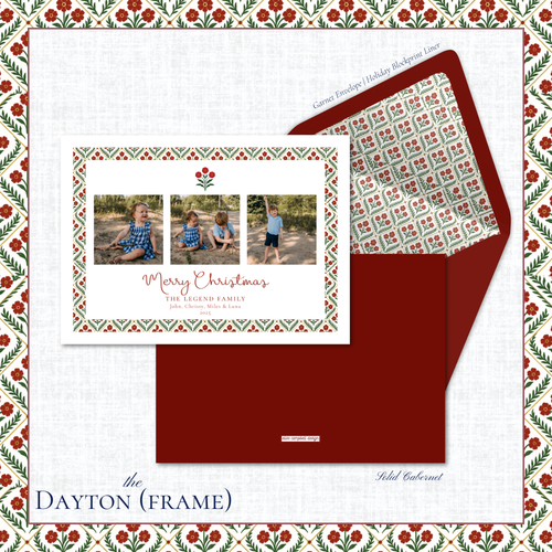 Load image 1 in gallery view. Dayton Holiday Card | Horizontal | Frame