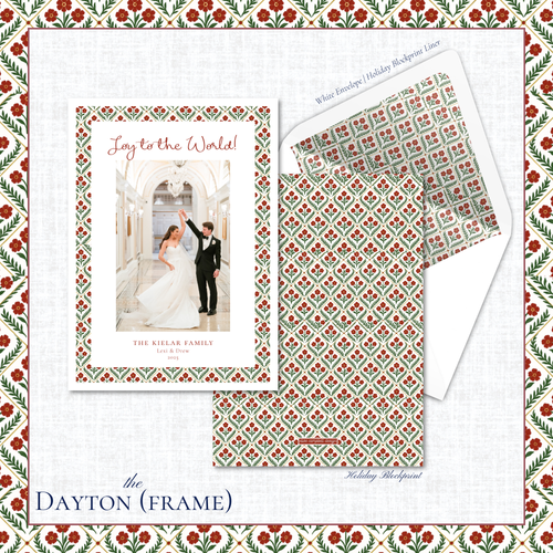 Load image 1 in gallery view. Dayton Holiday Card | Vertical | Frame