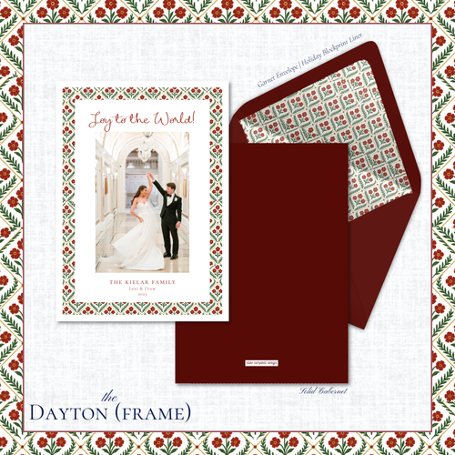 Load image 1 in gallery view. Dayton Holiday Card | Vertical | Frame