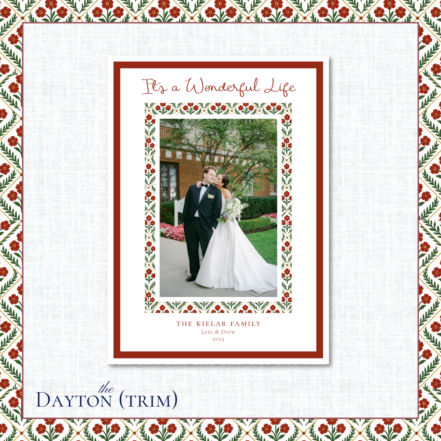Dayton Holiday Card | Vertical | Trim