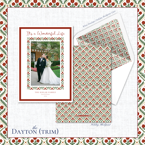 Load image 1 in gallery view. Dayton Holiday Card | Vertical | Trim