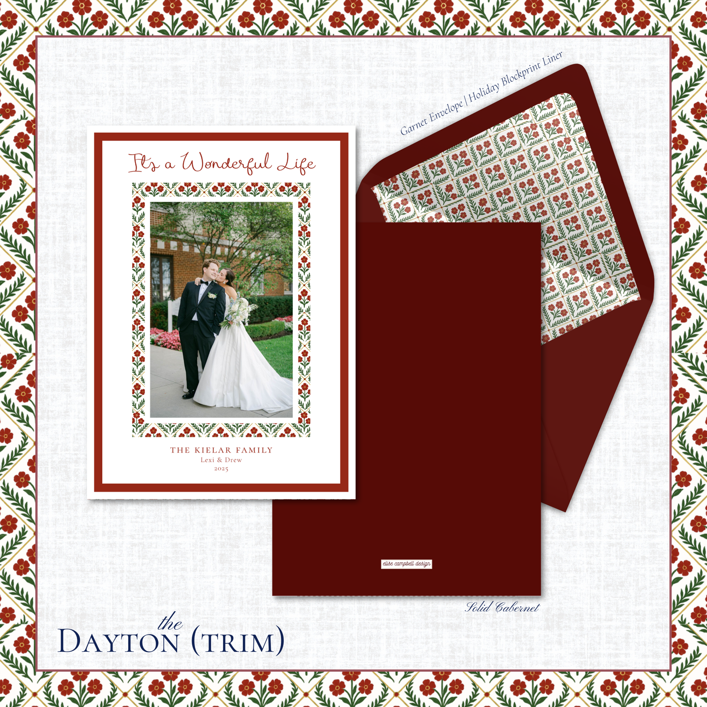 Dayton Holiday Card | Vertical | Trim