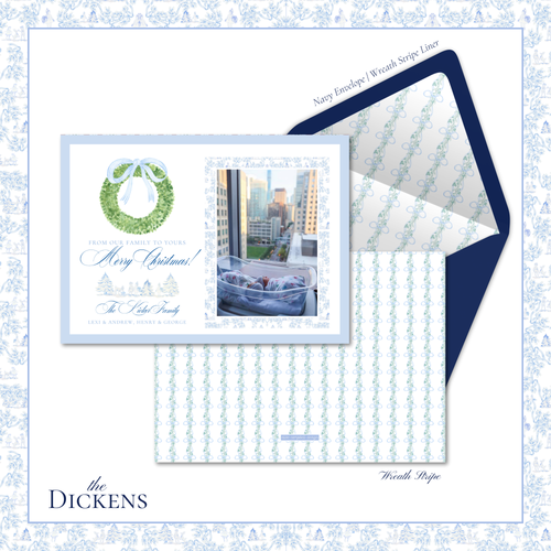 Load image 1 in gallery view. Dickens Holiday Card | Horizontal