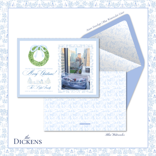 Load image 1 in gallery view. Dickens Holiday Card | Horizontal