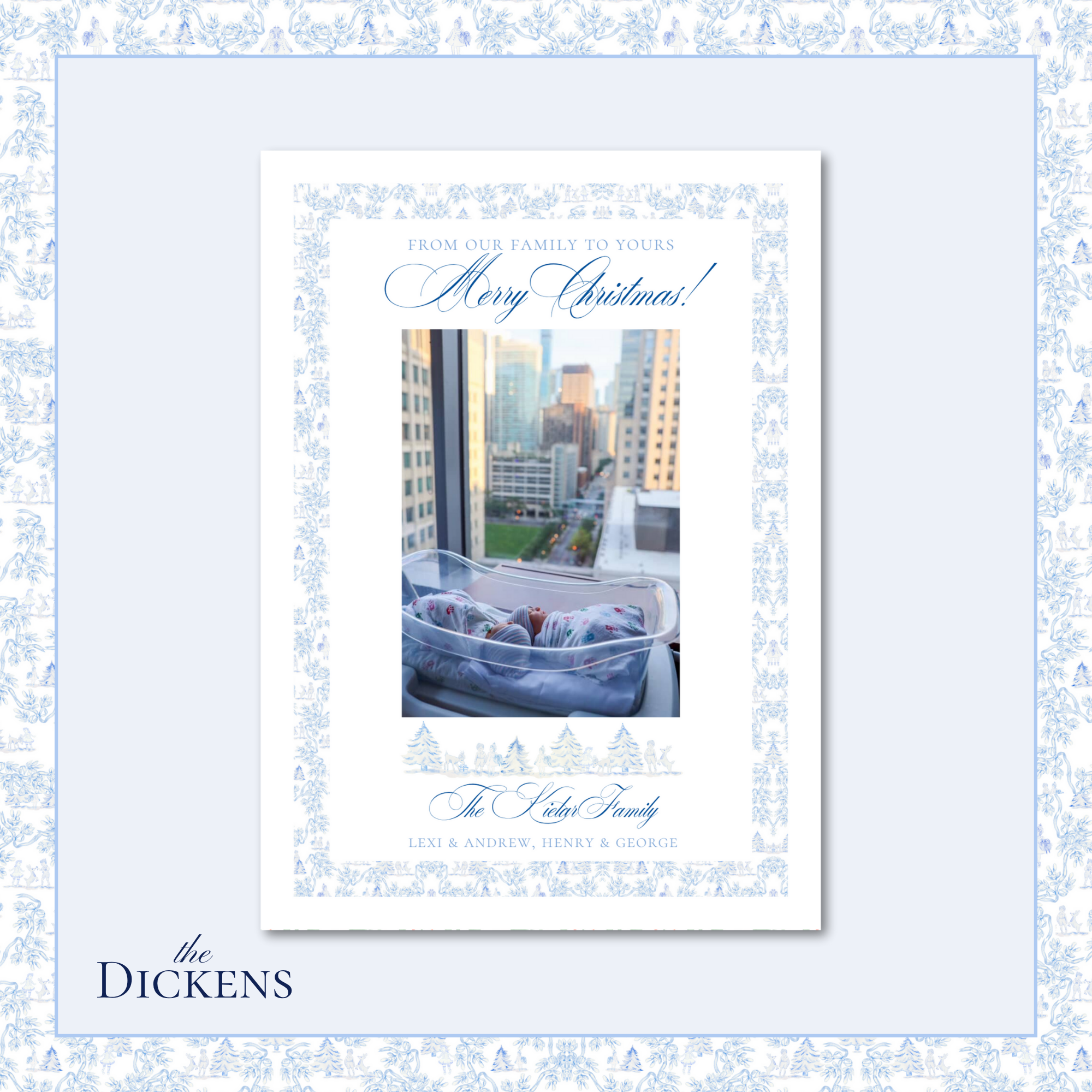 Dickens Holiday Card | Vertical