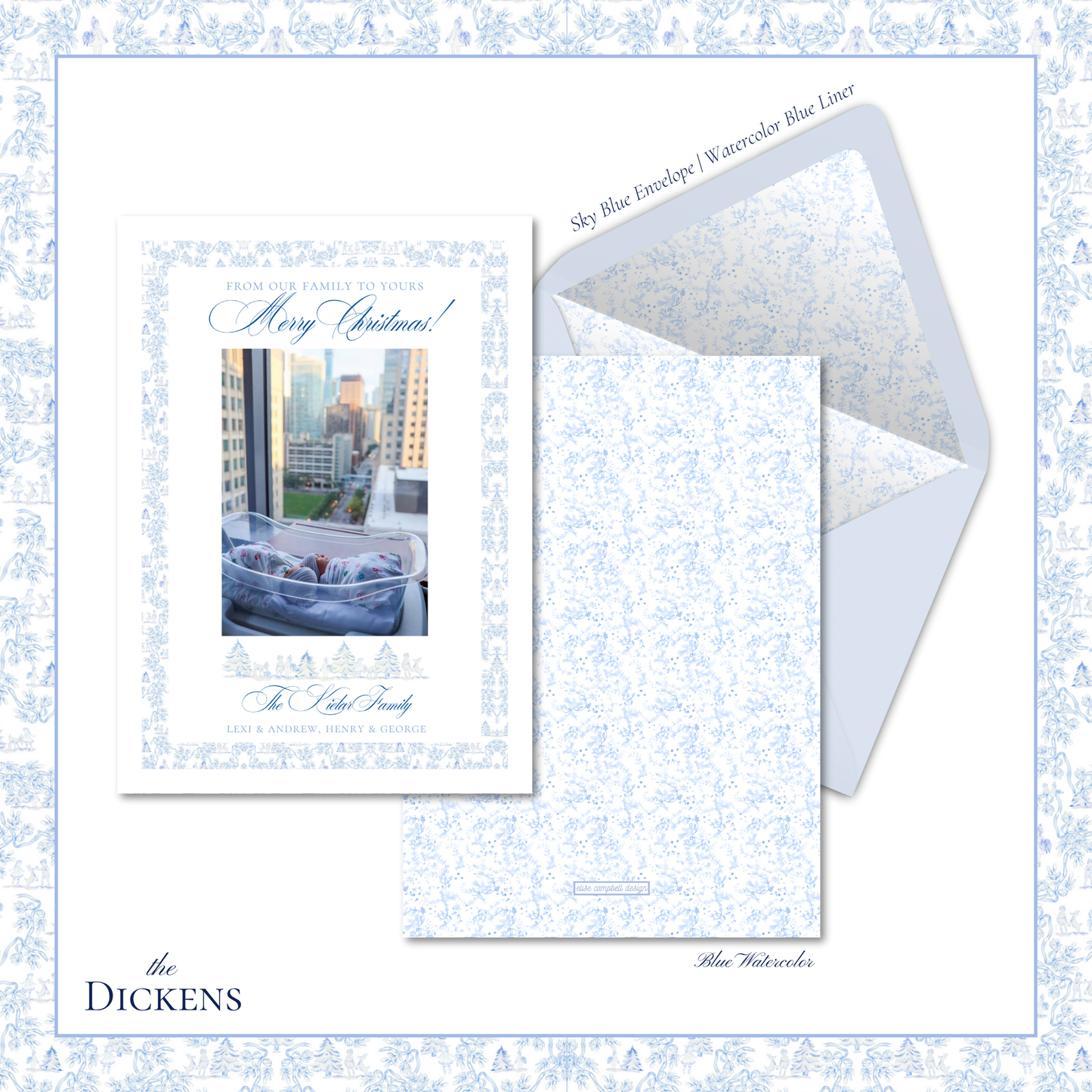 Dickens Holiday Card | Vertical