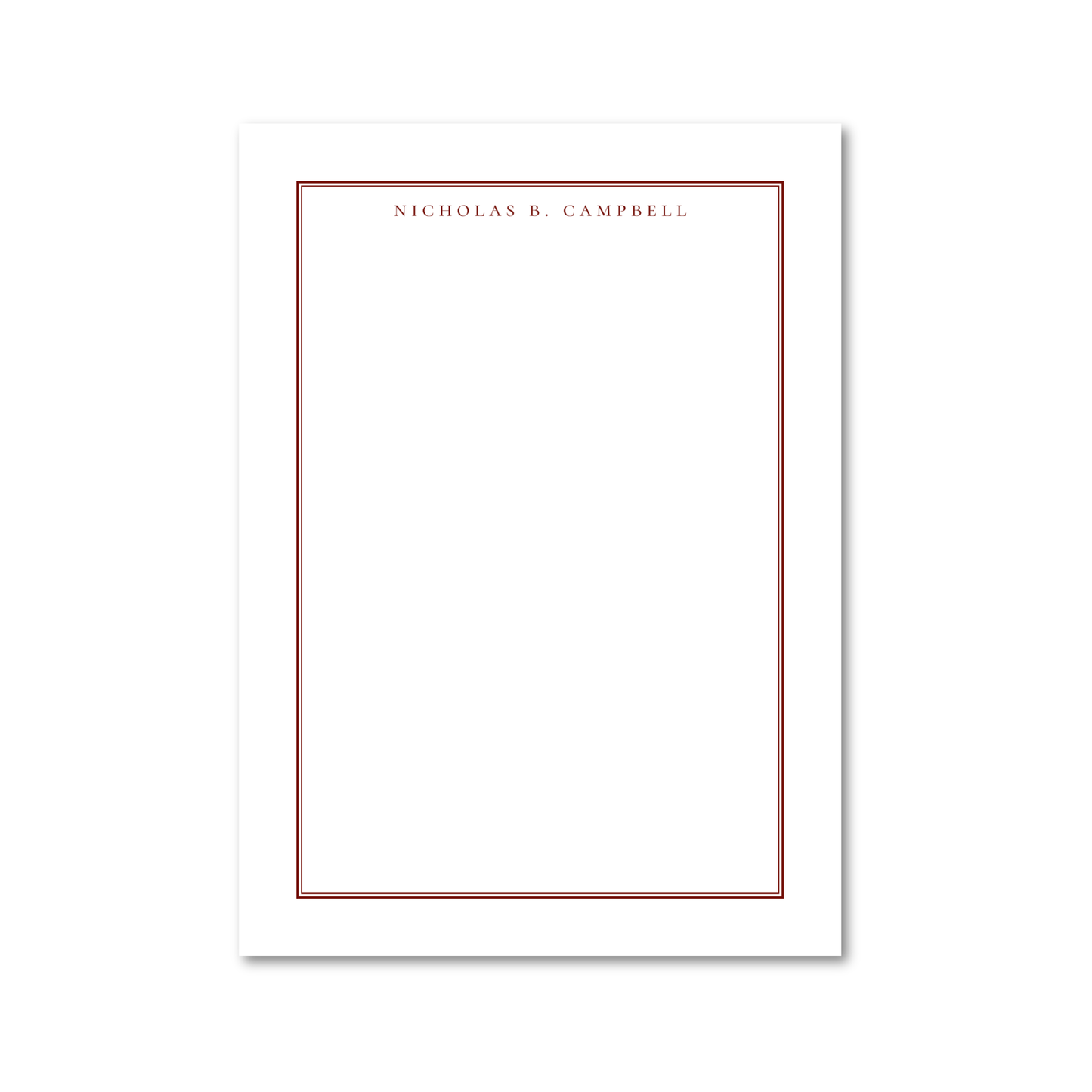 Double Border | 5x7 Custom Notepads