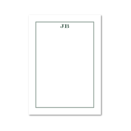 Load image 1 in gallery view. Double Border | 5x7 Custom Notepads