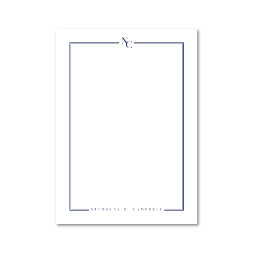 Load image 1 in gallery view. Double Border | 5x7 Custom Notepads