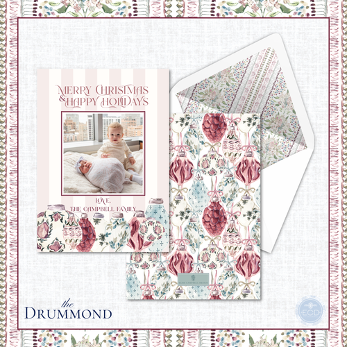 Load image 1 in gallery view. Drumond Holiday Card  | Vertical