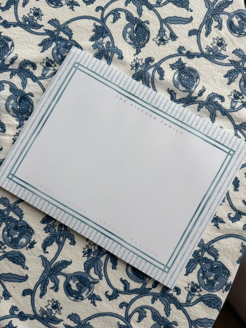 Load image 1 in gallery view. Harbor Stripe | Large Desk Notepad (8.5x11)