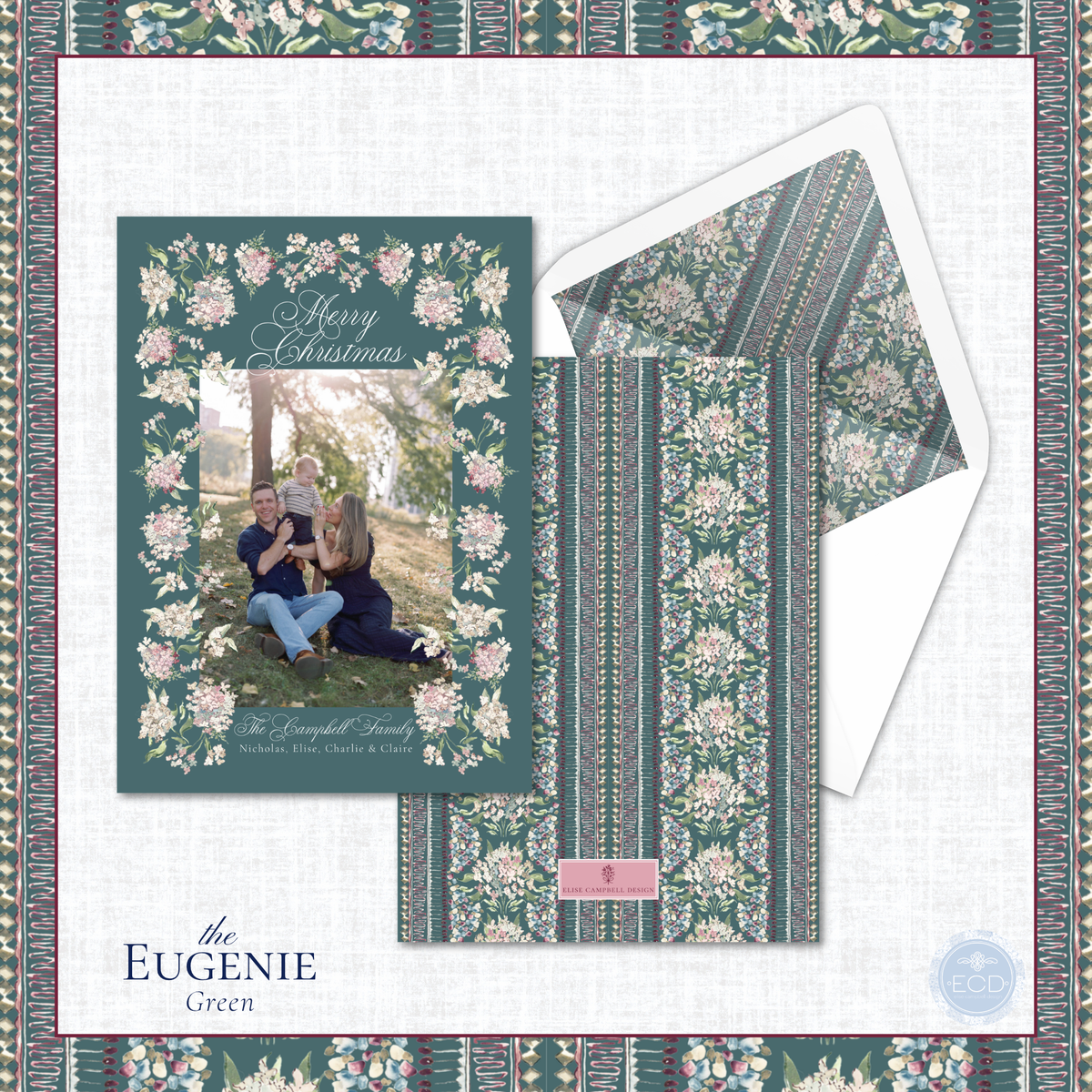 Eugenie Holiday Card  | Vertical