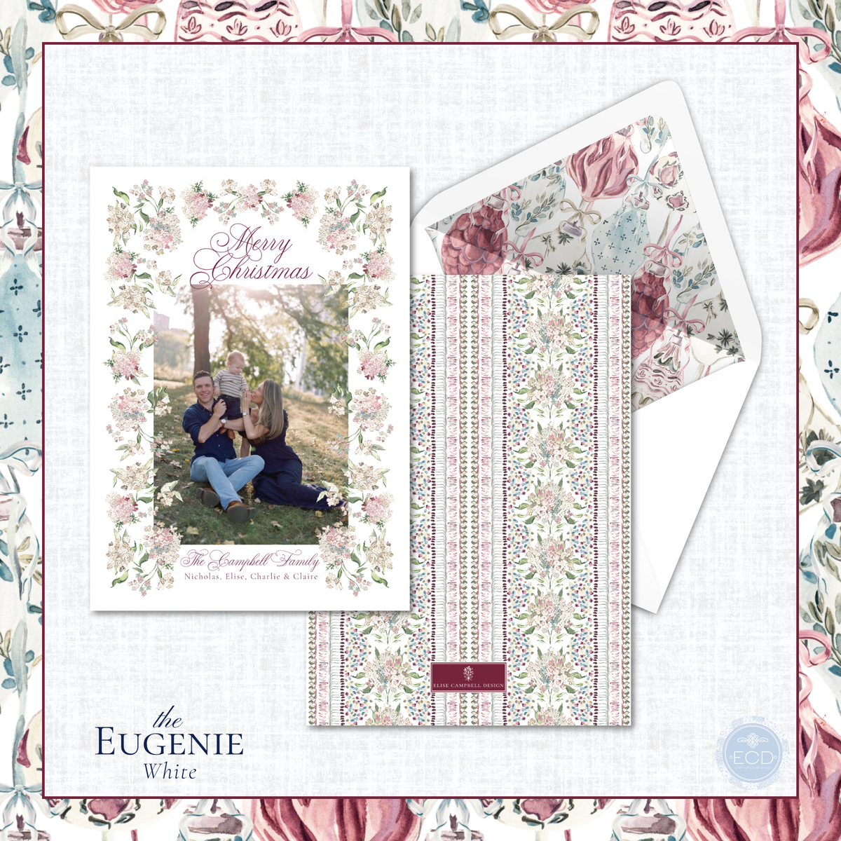 Eugenie Holiday Card  | Vertical