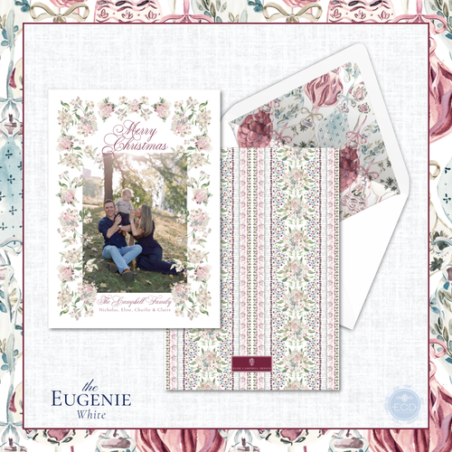 Load image 1 in gallery view. Eugenie Holiday Card  | Vertical