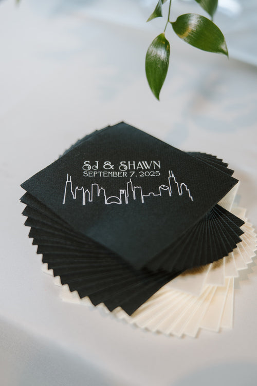 Load image 1 in gallery view. Custom Cocktail Napkins