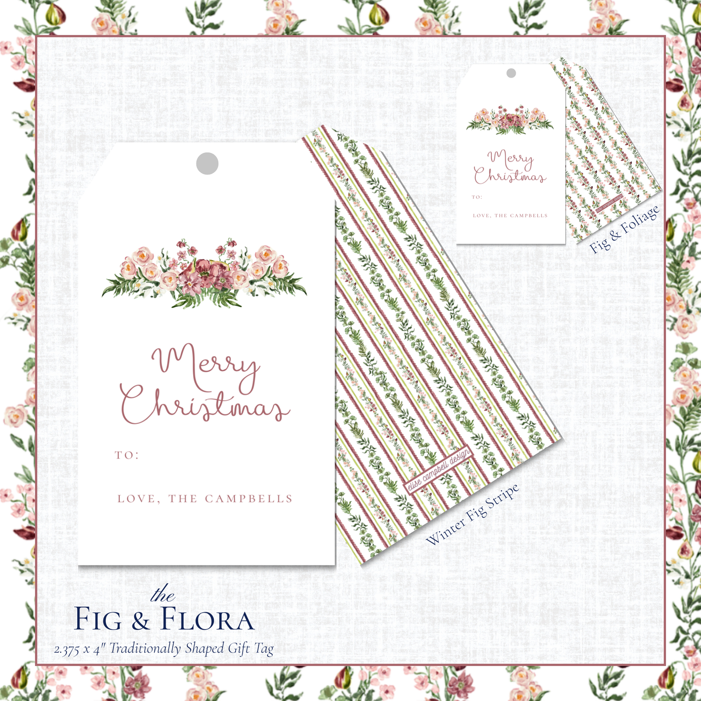 Hudson Gift Tags - Traditional