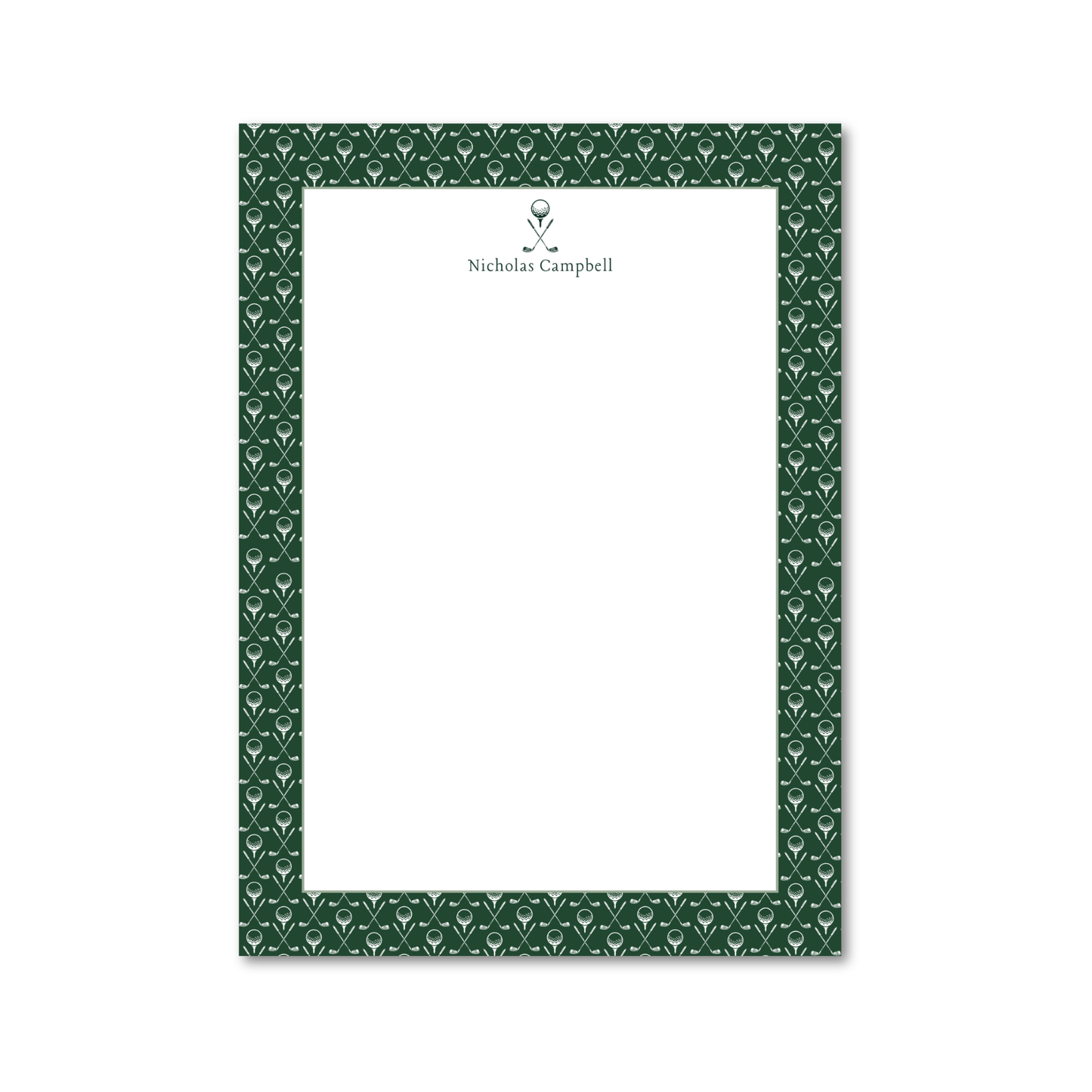 Tee Time | 5x7 Custom Notepads