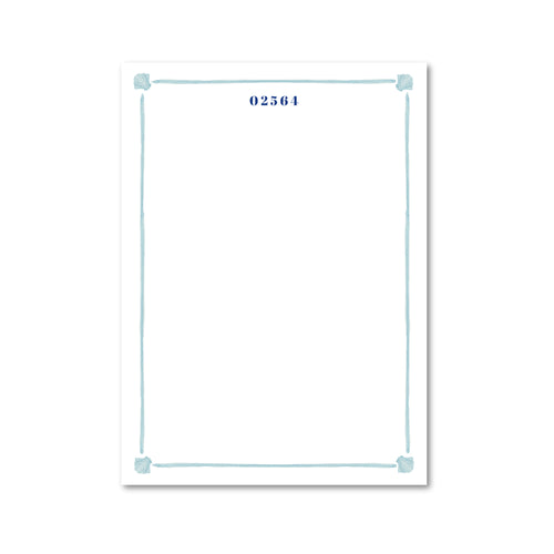 Load image 1 in gallery view. Harbor Shells | Custom 5x7 Notepad