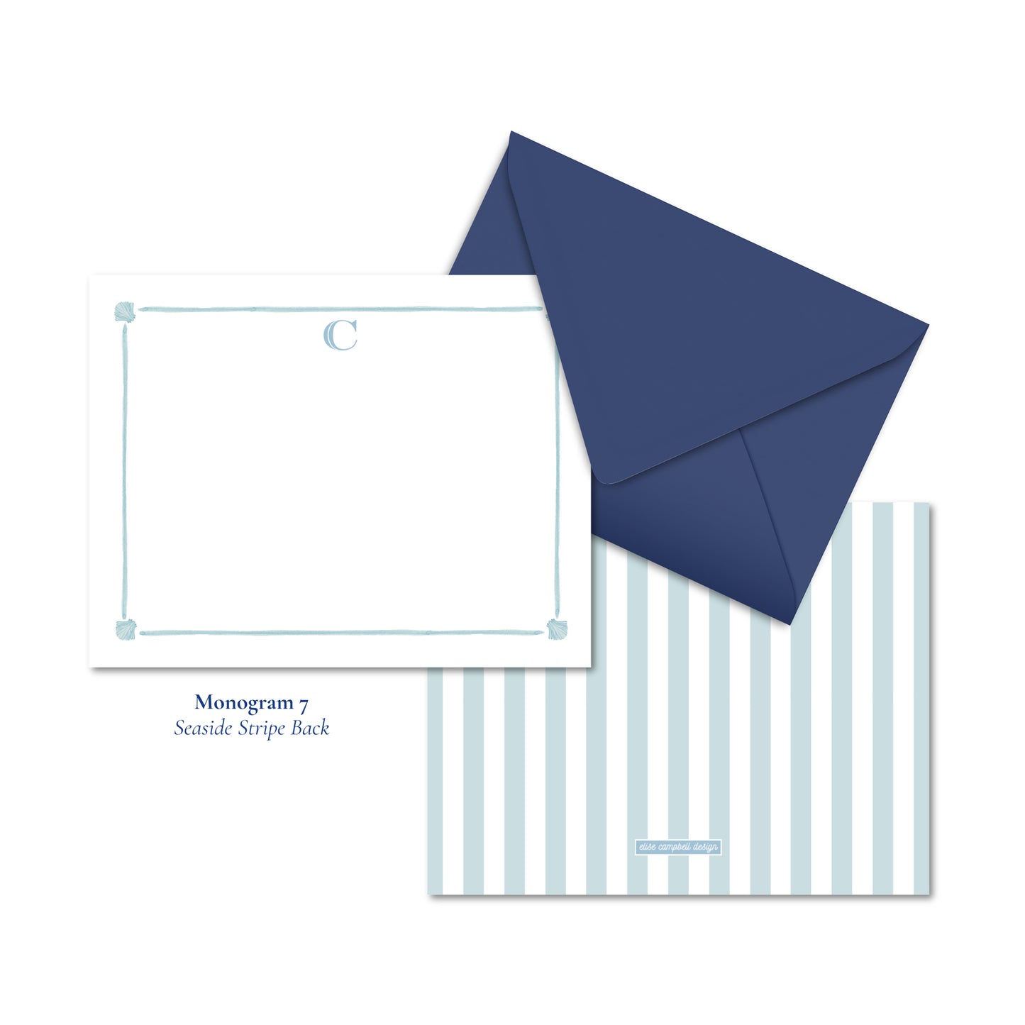 Harbor Shells Notecards