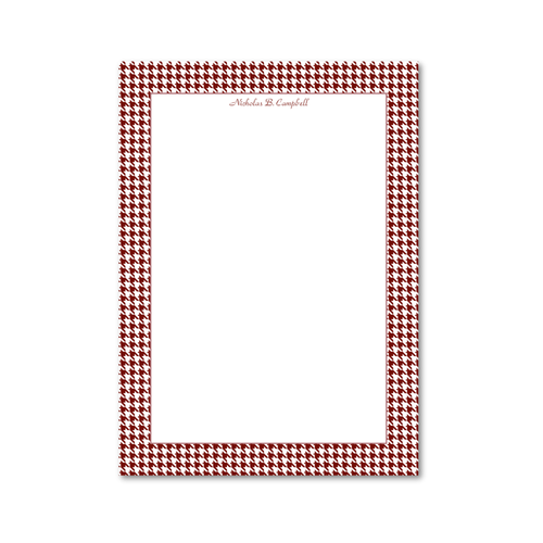 Load image 1 in gallery view. Houndstooth | 5x7 Custom Notepads