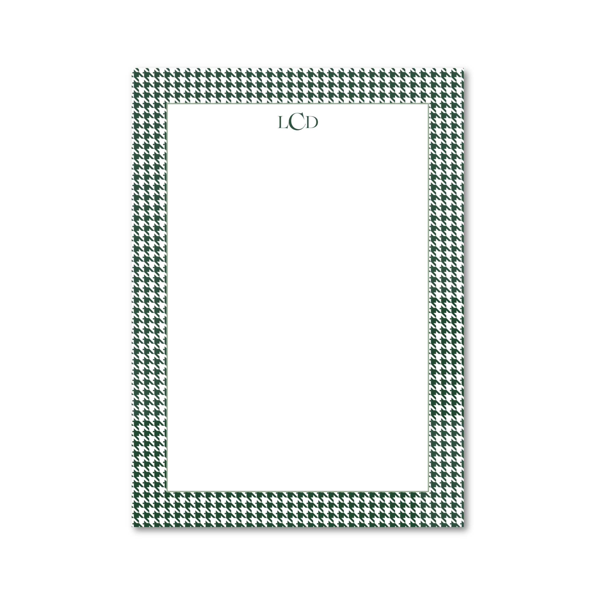 Houndstooth | 5x7 Custom Notepads