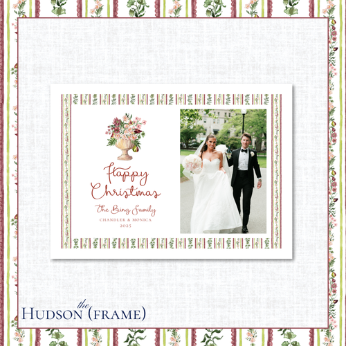Load image 1 in gallery view. Hudson Holiday Card | Horizontal | Frame