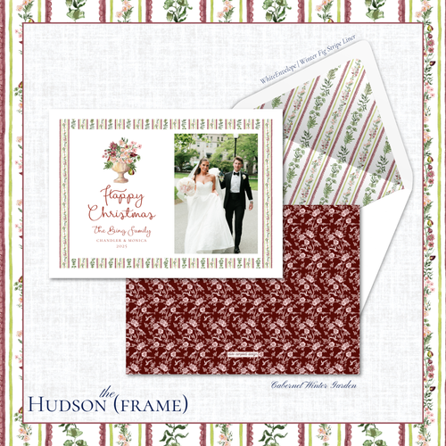 Load image 1 in gallery view. Hudson Holiday Card | Horizontal | Frame