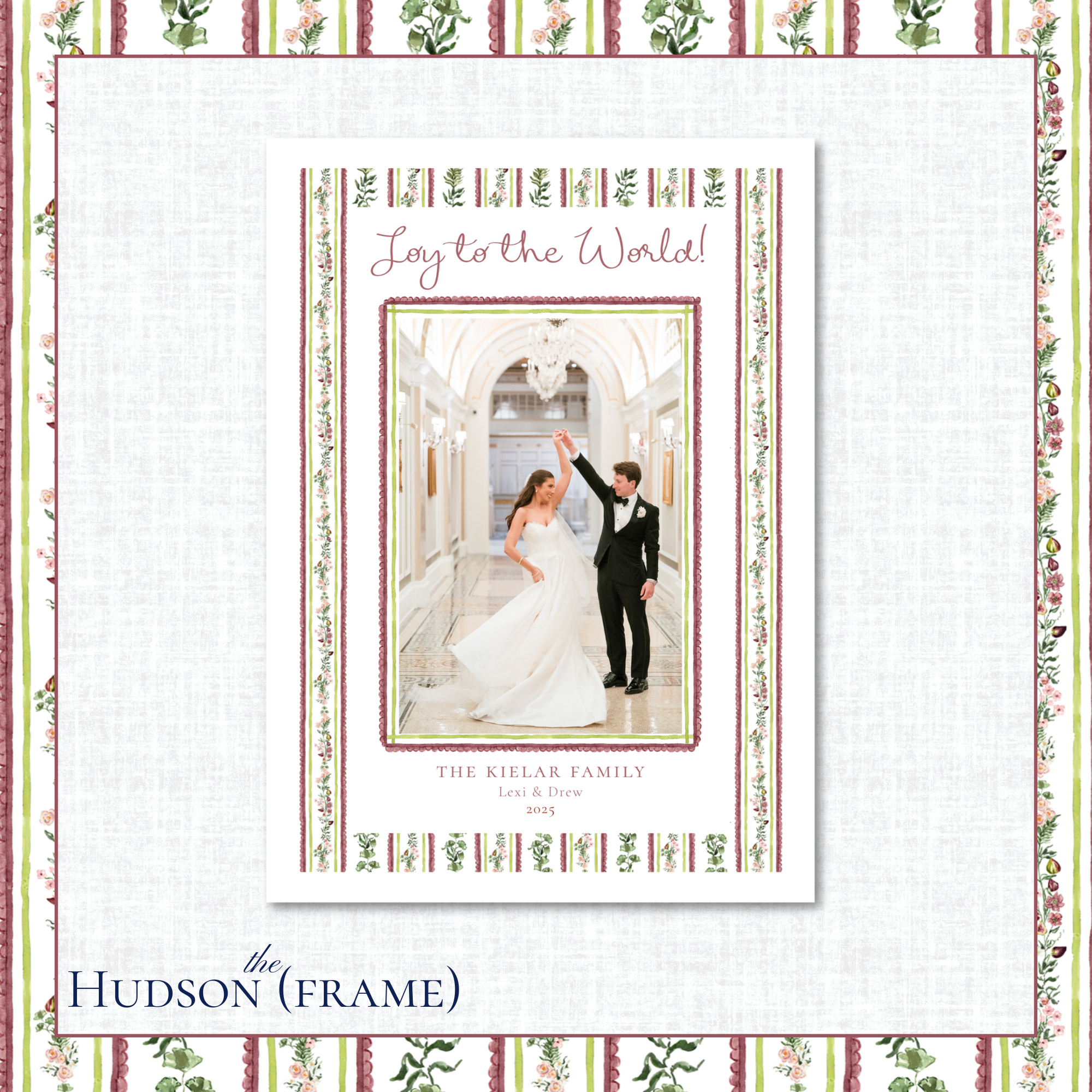 Hudson Holiday Card | Vertical | Frame