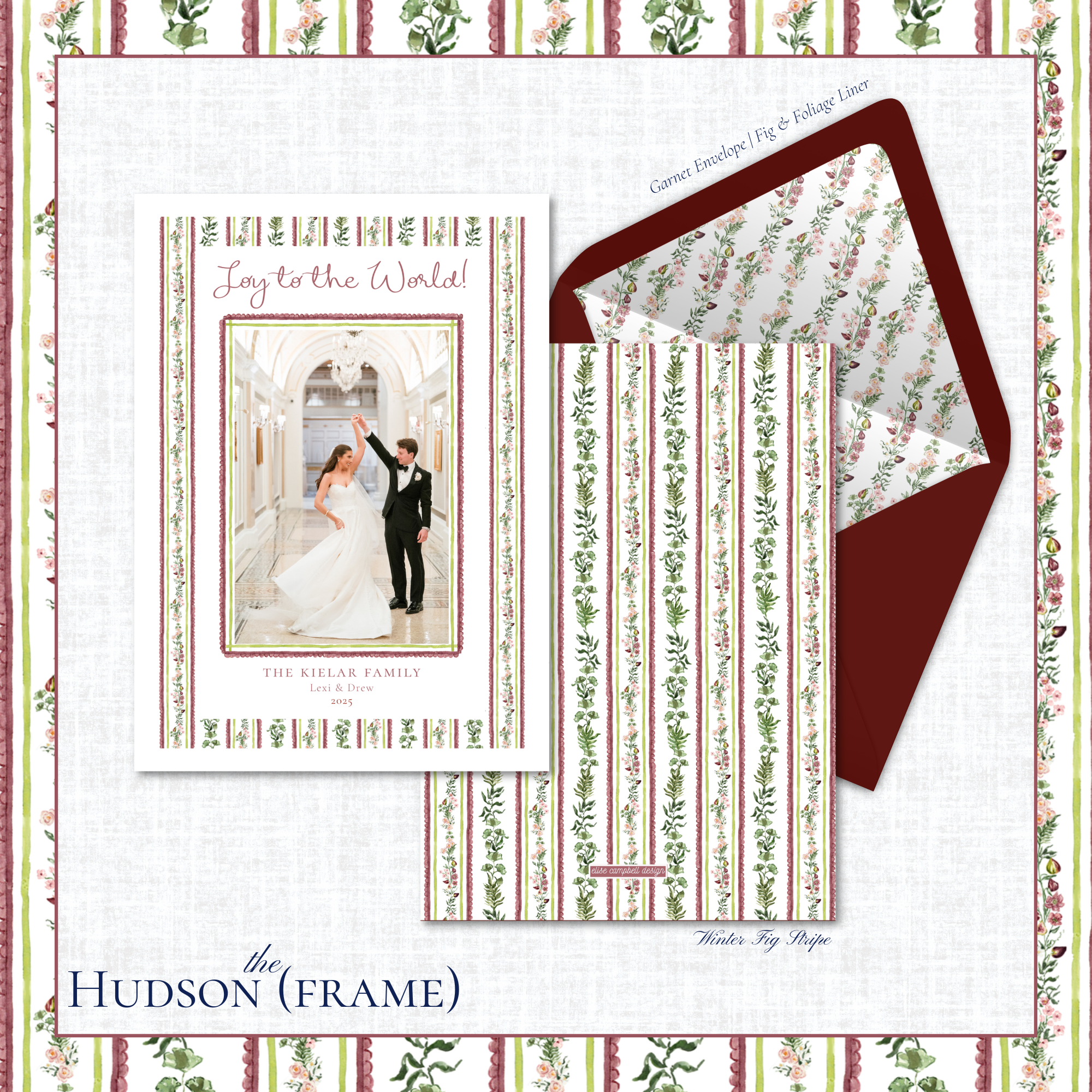 Hudson Holiday Card | Vertical | Frame