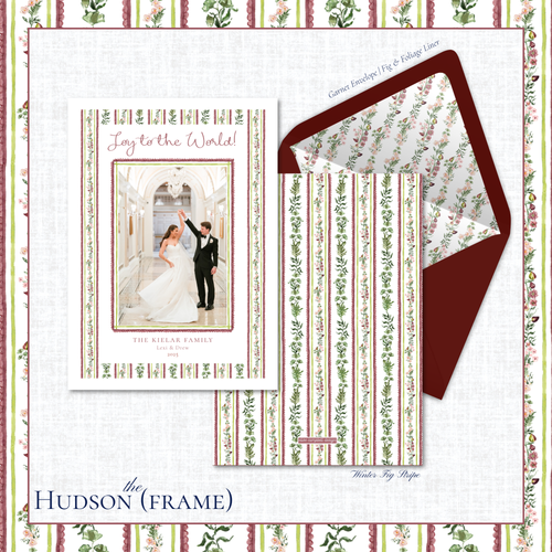 Load image 1 in gallery view. Hudson Holiday Card | Vertical | Frame