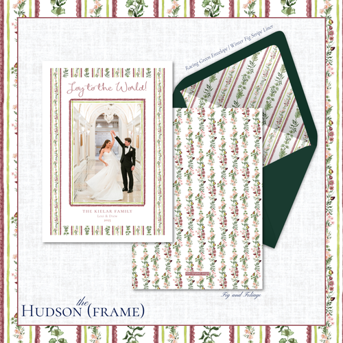 Load image 1 in gallery view. Hudson Holiday Card | Vertical | Frame