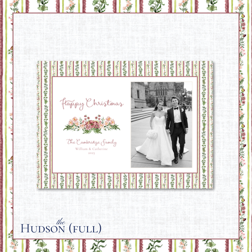 Load image 1 in gallery view. Hudson Holiday Card | Horizontal | Full
