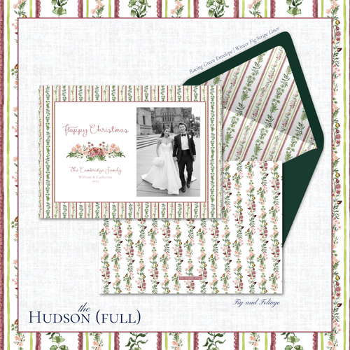 Load image 1 in gallery view. Hudson Holiday Card | Horizontal | Full