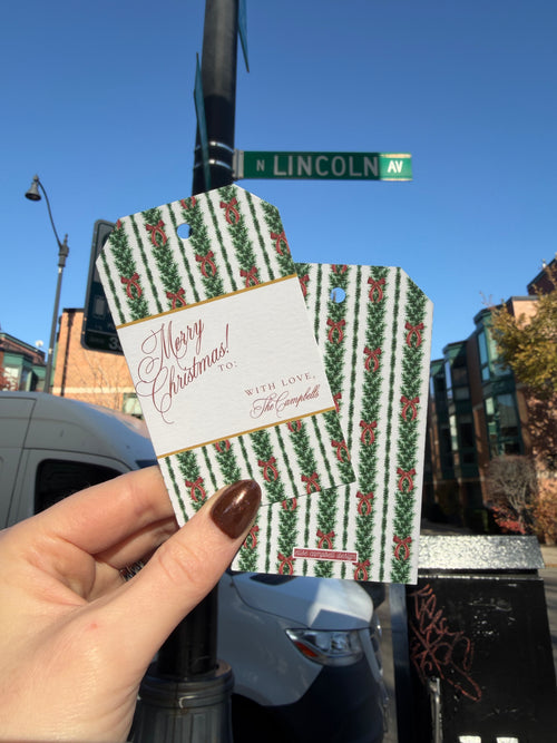 Load image 1 in gallery view. Clydesdale Garland Gift Tag