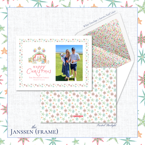Load image 1 in gallery view. Janssen Holiday Card | Horizontal | Frame