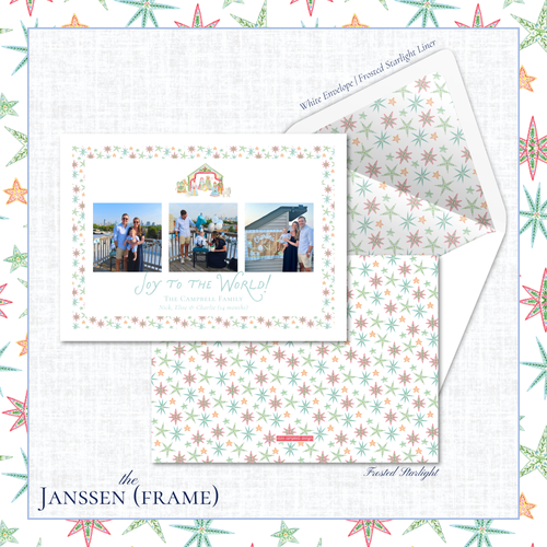 Load image 1 in gallery view. Janssen Holiday Card | Horizontal | Frame