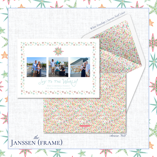 Load image 1 in gallery view. Janssen Holiday Card | Horizontal | Frame