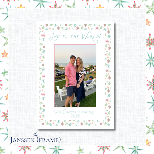 Load image 1 in gallery view. Janssen Holiday Card | Vertical | Frame