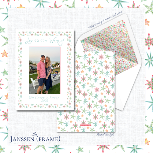 Load image 1 in gallery view. Janssen Holiday Card | Vertical | Frame