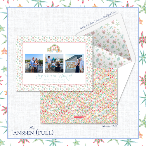 Load image 1 in gallery view. Janssen Holiday Card | Horizontal | Full