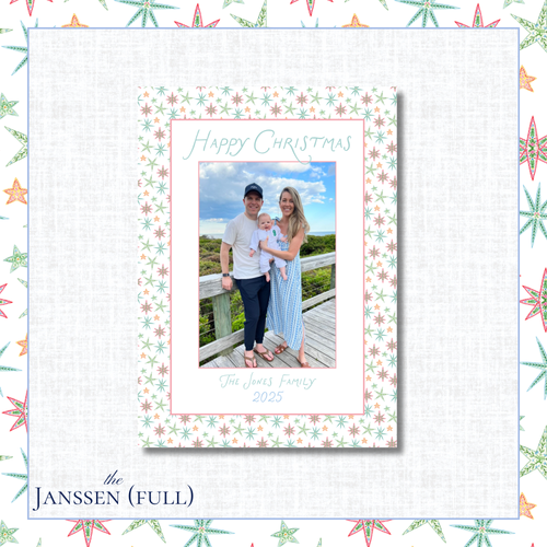 Load image 1 in gallery view. Janssen Holiday Card | Vertical | Full