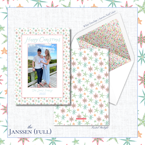 Load image 1 in gallery view. Janssen Holiday Card | Vertical | Full