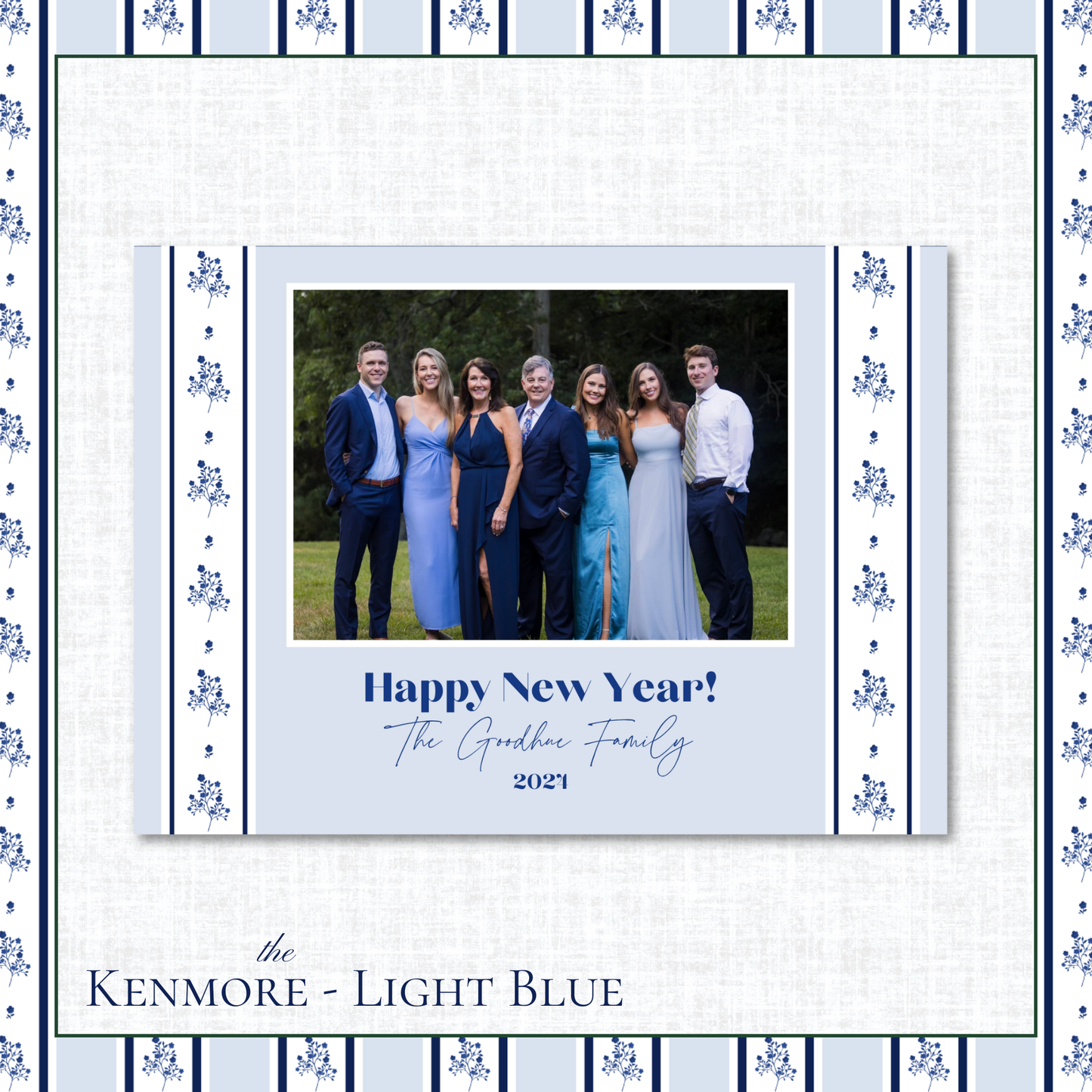 Kenmore Holiday Card | Horizontal | Light Blue